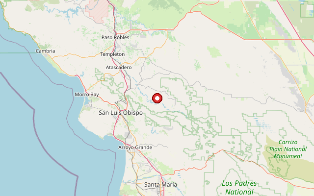 Map of service area in San Luis Obispo County